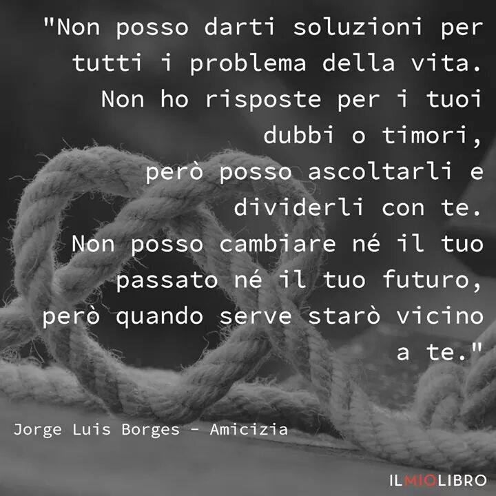 Non posso darti soluzioni per tutti i problemi della vita. non ho ... Problemi con soluzioni