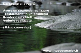 Dal sogno alla realtà. Avere un sogno da realizzare, trasformarlo in un desiderio, renderlo un obiettivo, vederlo realizzato (Il tuo counselor)