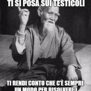 Solo quando una zanzara ti si posa sui testicoli ti rendi conto che c’è sempre un modo per risolvere i problemi senza usare la violenza