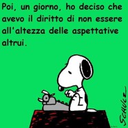 “Poi un giorno ho deciso che avevo il diritto di non essere all’altezza delle aspettative altrui.”