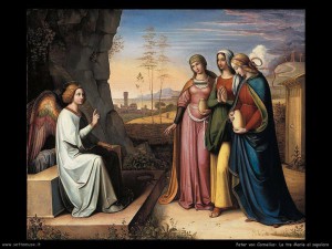 Peter Von Cornelius - Le tre marie al sepolcro (1813c)