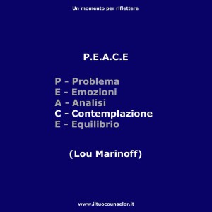 P.E.A.C.E. - Lou Marinoff - 4°