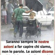 “Saranno sempre le nostre azioni a far capire chi siamo, non le parole. Le azioni dicono chi sei, le parole dicono chi credi di essere.” (Alessia S. Lorenzi)