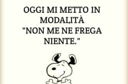 “Oggi mi metto in modalità non me ne frega niente.”
