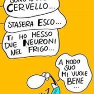 “Sono il tuo cervello… stasera esco… ti ho messo due neuroni nel frigo…” “A modo suo mi vuole bene…” (Cavez)