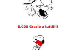 5.000 grazie di cuore a tutti voi…