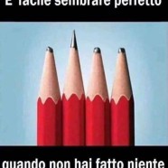 “È facile sembrare perfetto quando non hai fatto niente.”