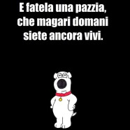 “E fatela una pazzia, che magari domani siete ancora vivi.” (Il cane irriverente)