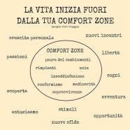 “La Vita inizia fuori dalla tua comfort zone” (Mangia Vivi Viaggia)