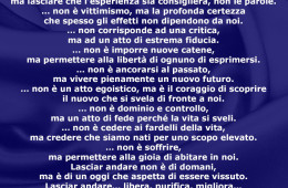 “Lasciar andare non significa non interessarsi, ma smettere di credere di aver potere al posto degli altri….” (Stephen Littleword)